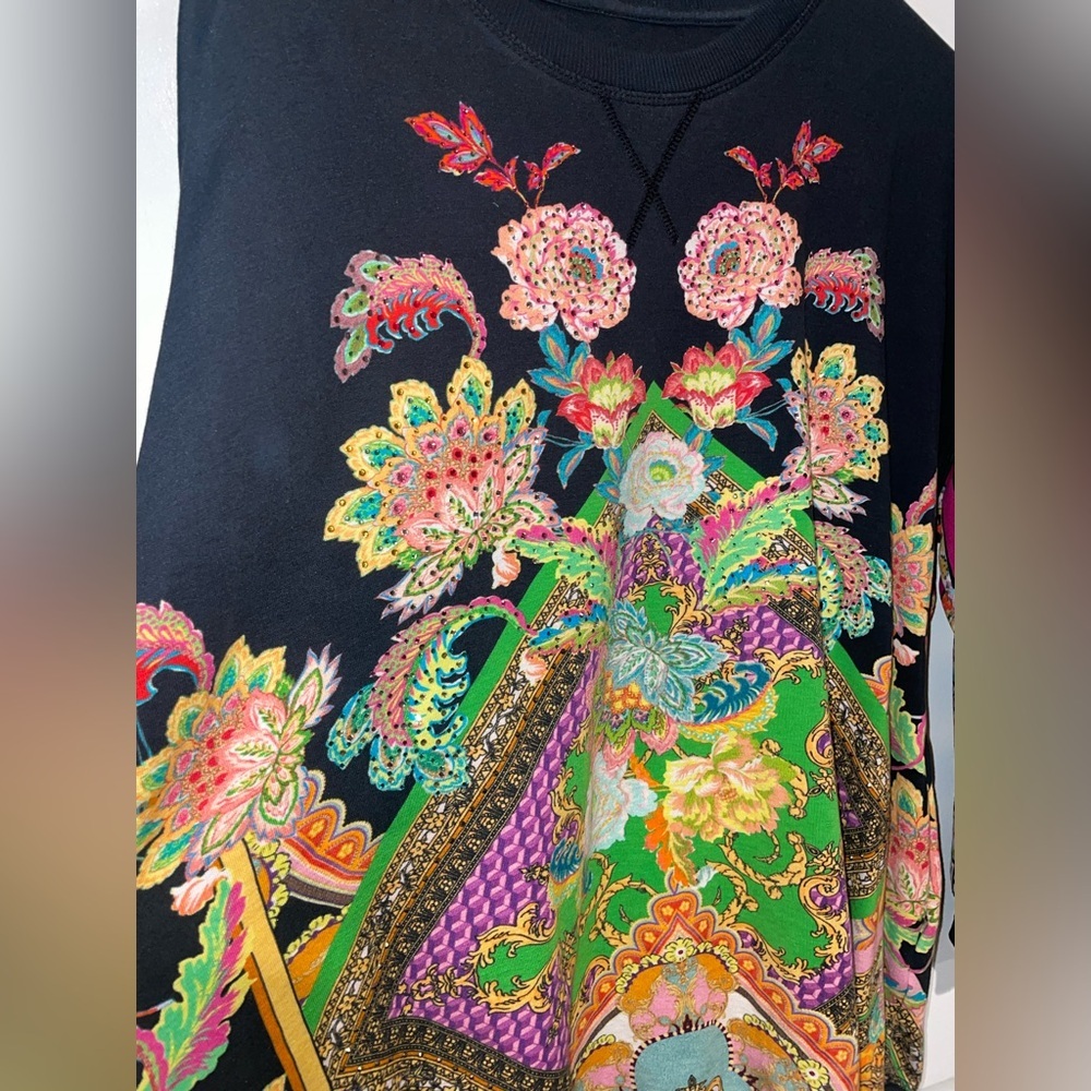 New! Camilla Multicolor Signora Milano Oversized Sweater 🖤 Small - Picture 10 of 16